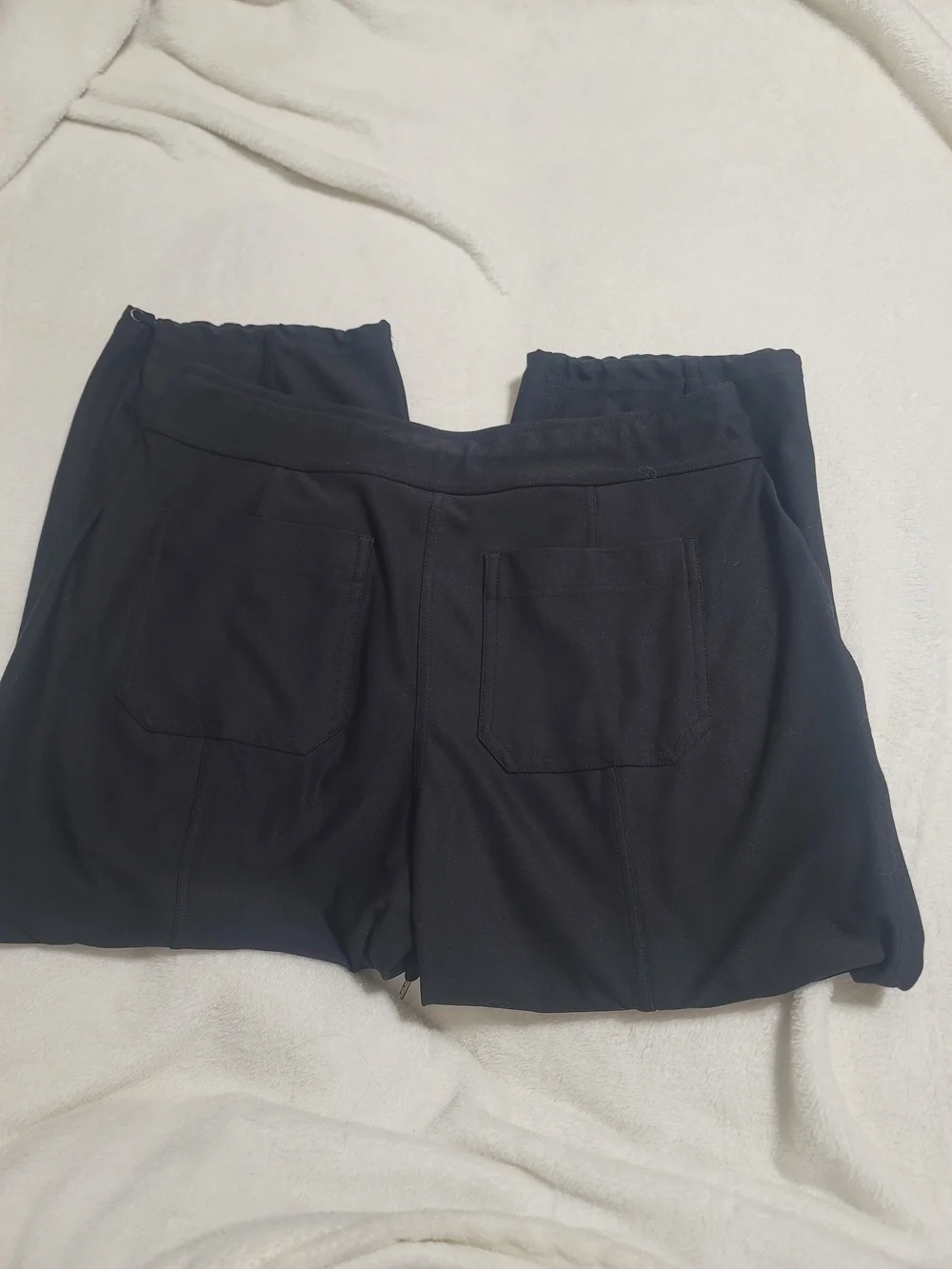 Tek Gear Black Capril Pants Athletic Sz Medium Workout Womens Gym Cropped - Picture 4 of 4
